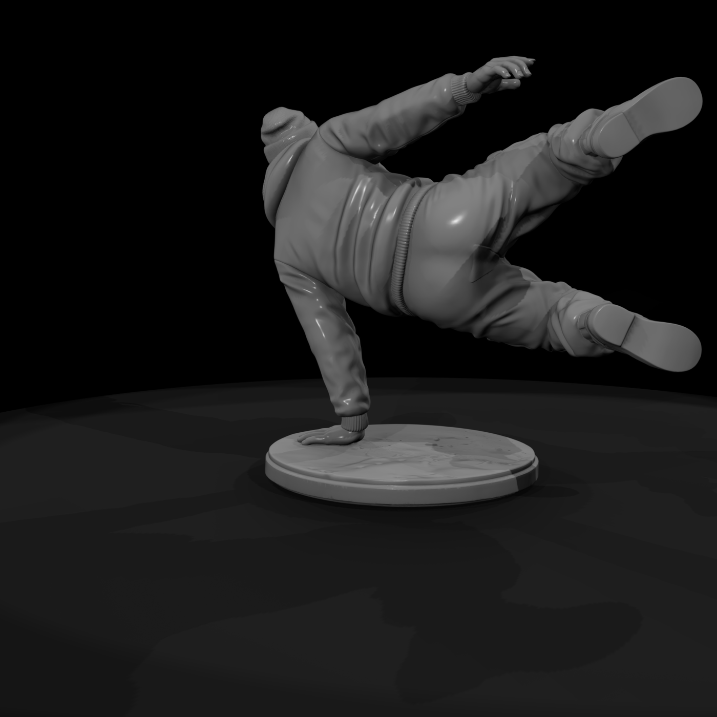 Poparc 0418 Breakdance Windmill Pose