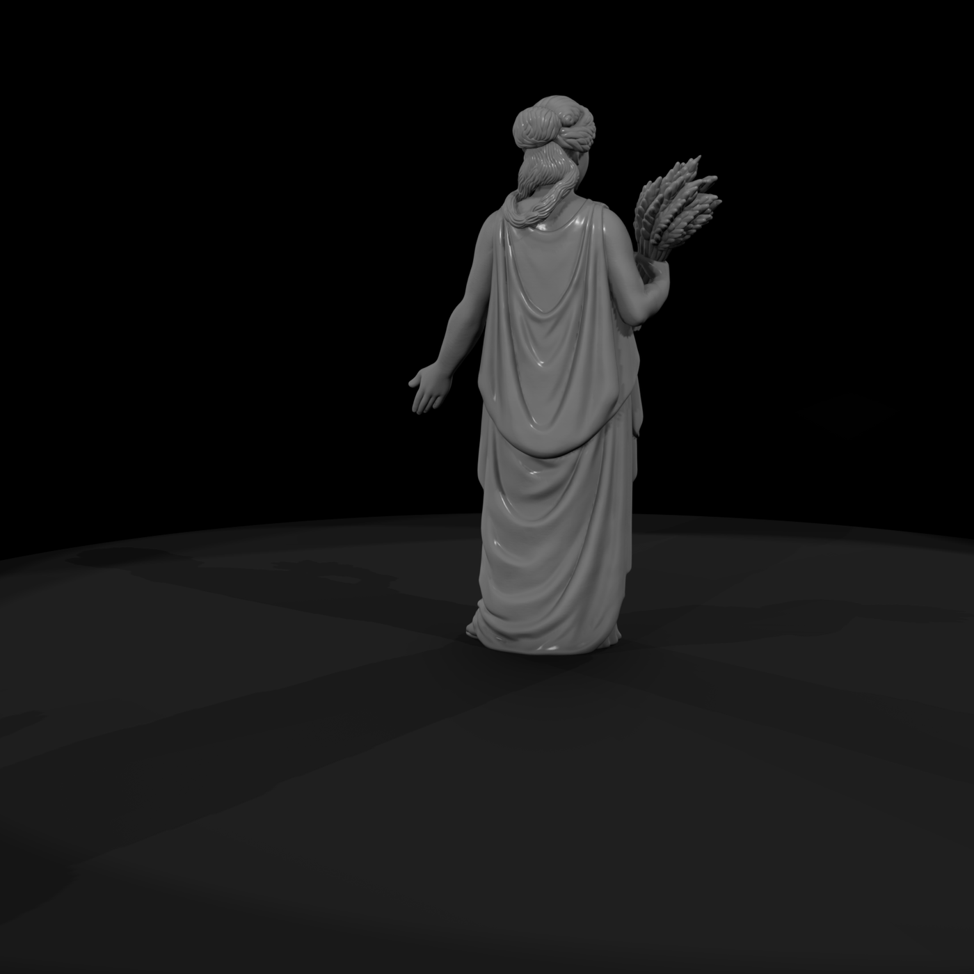 Myth 0260 Mythology Demeter Miniature Figure