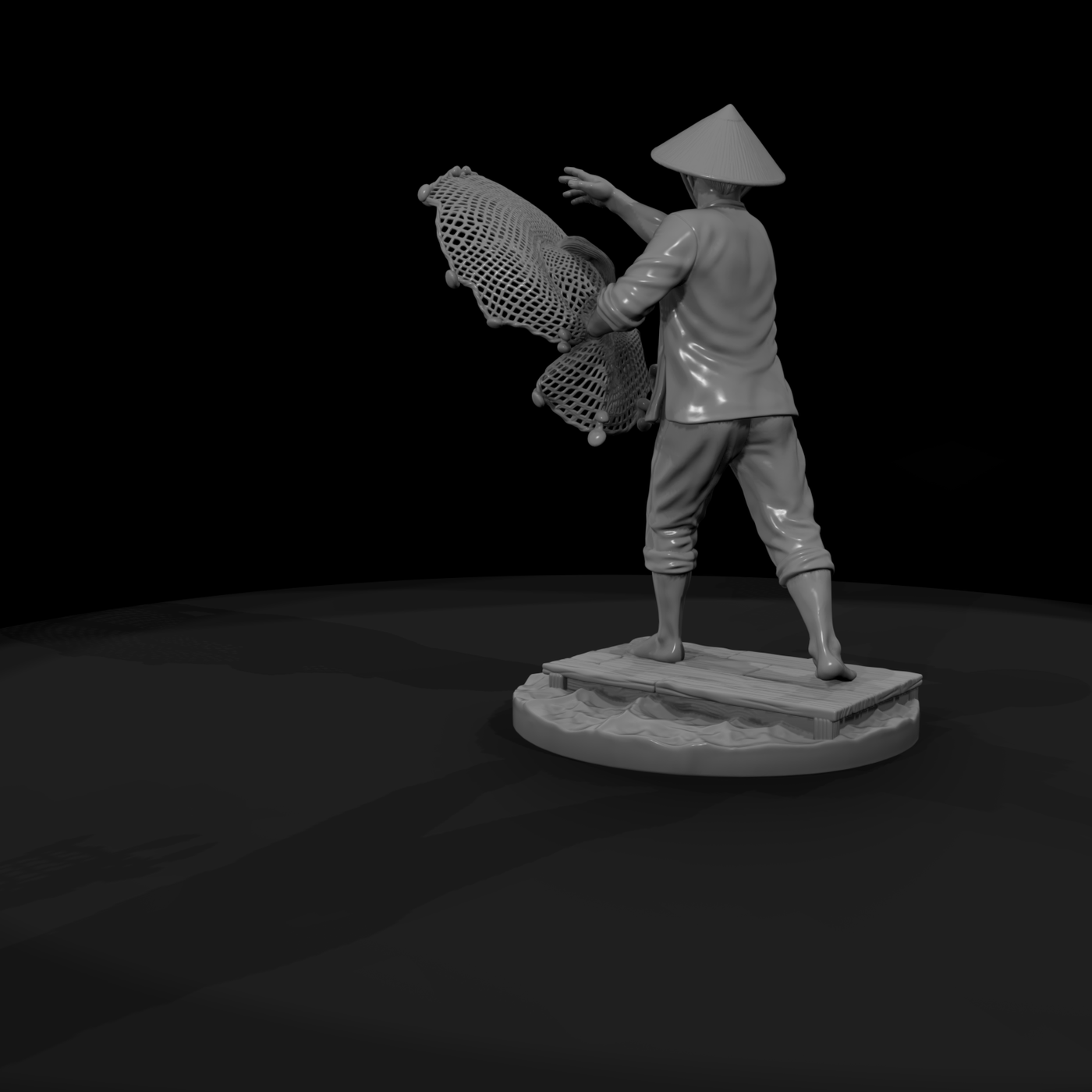 Vnh 085 Civilian Fisherman