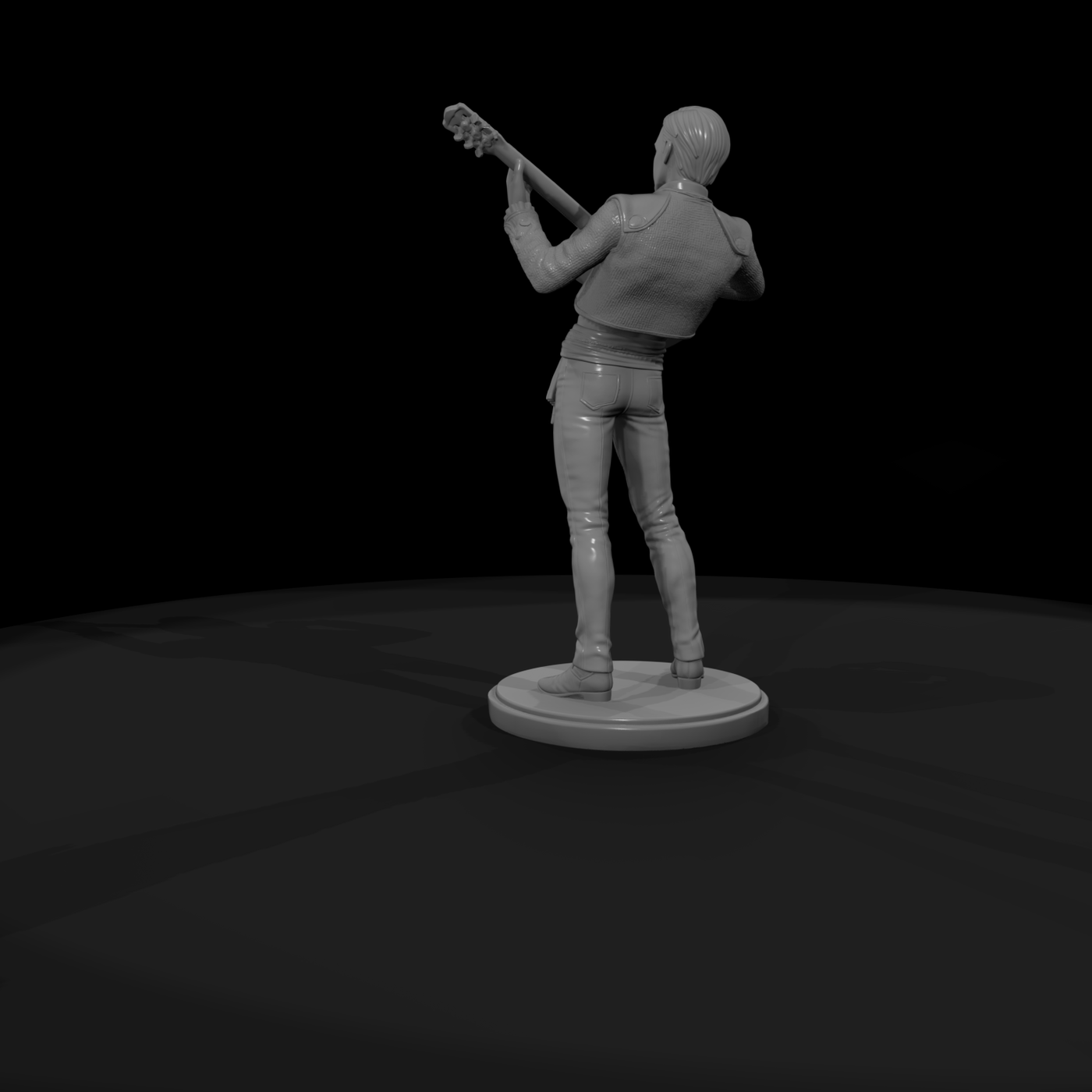 Poparc 0195 Flamenco Guitarist Alternate Pose