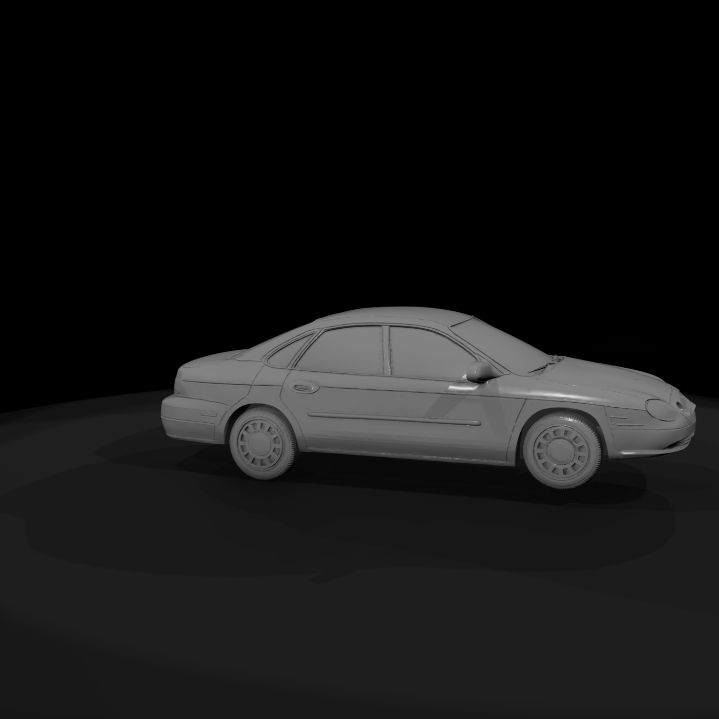 Classic 4‑Door Sedan & Railroads