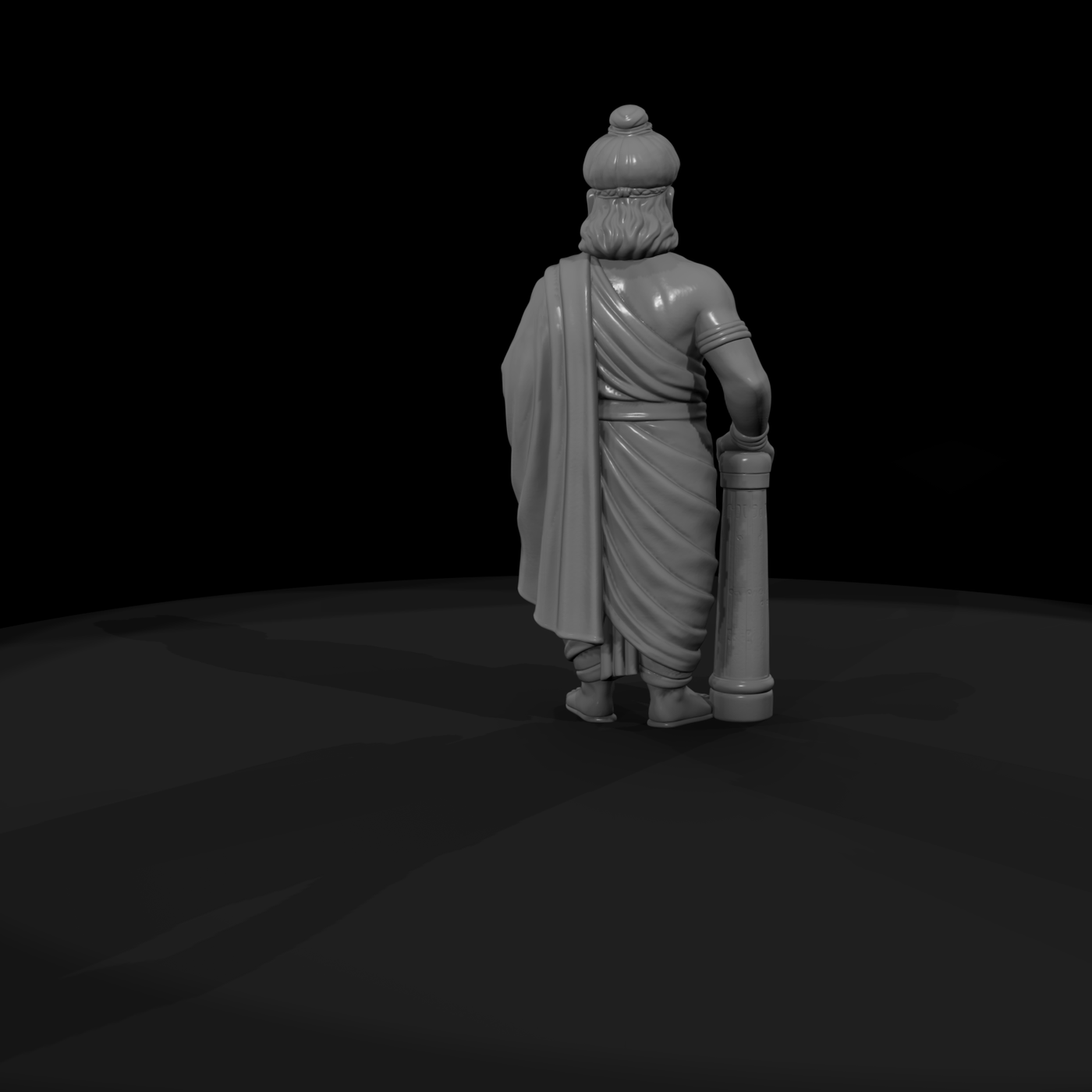 Hist 0057 Historical Ashoka Miniature Figure