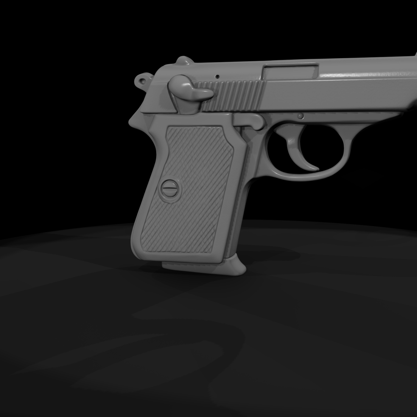 Compact Blowback Service Pistol