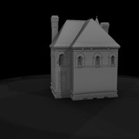 victorian_gothic_stone_mansion_3d_asset — thumbnail 7