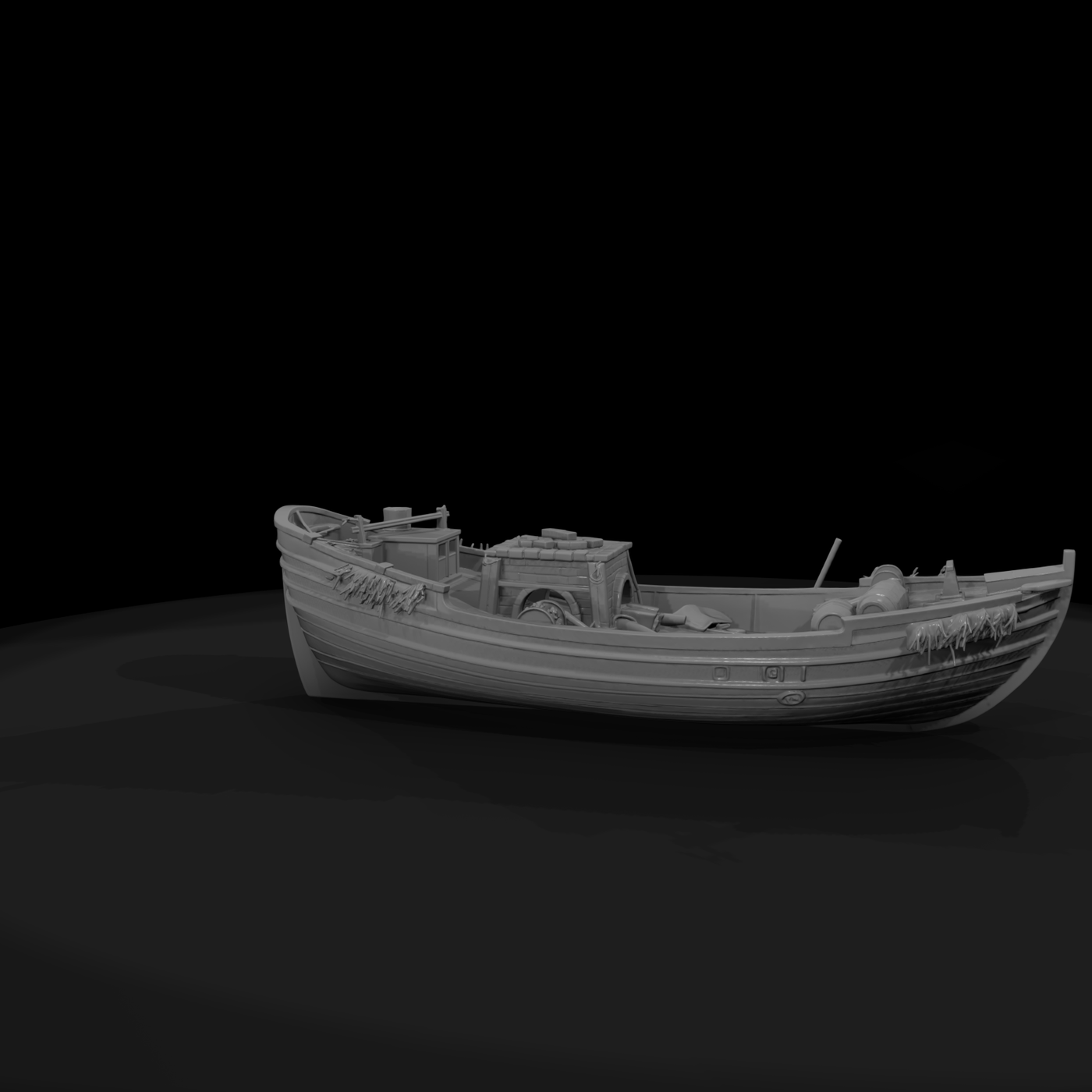 Medieval Blacksmith Barge