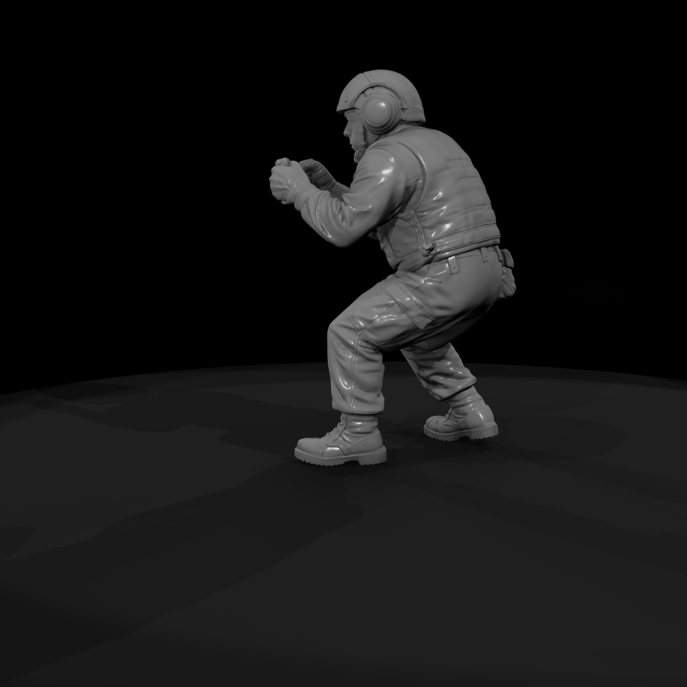Mod Navy 005 Modern U S Navy Anti Aircraft Gunner
