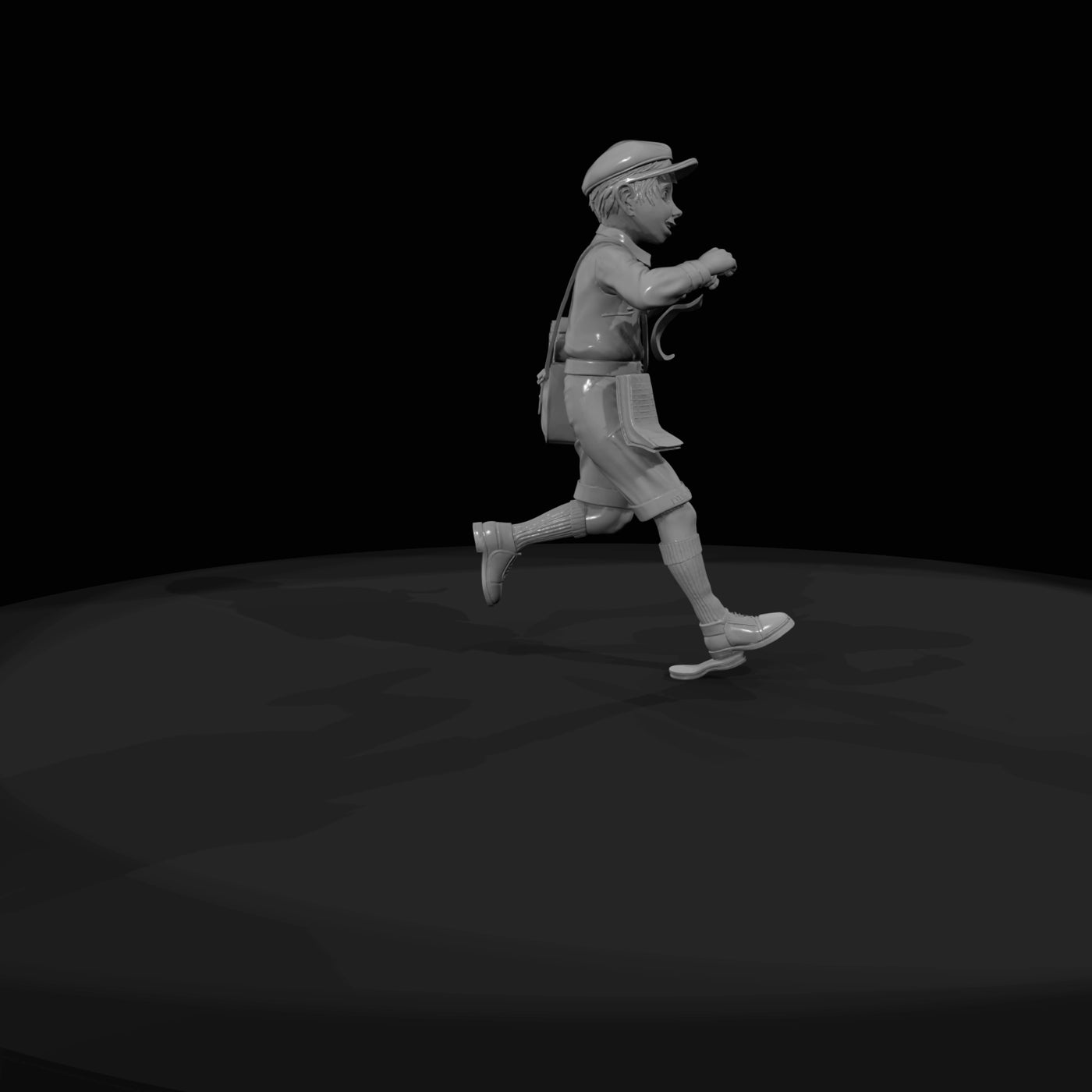 painted-tabletop-miniature-newsboy-young-boy-figure