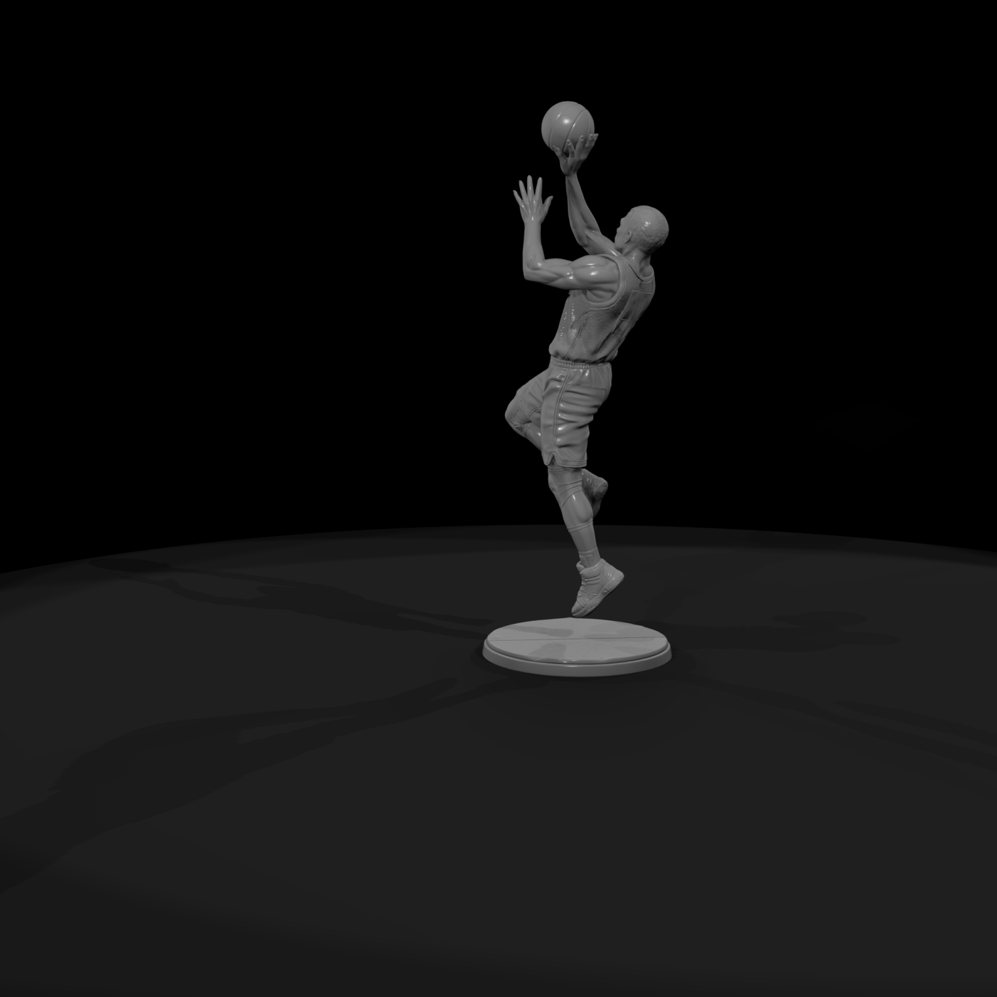 Poparc 0276 Baseline Jump Shooter Alternate Pose