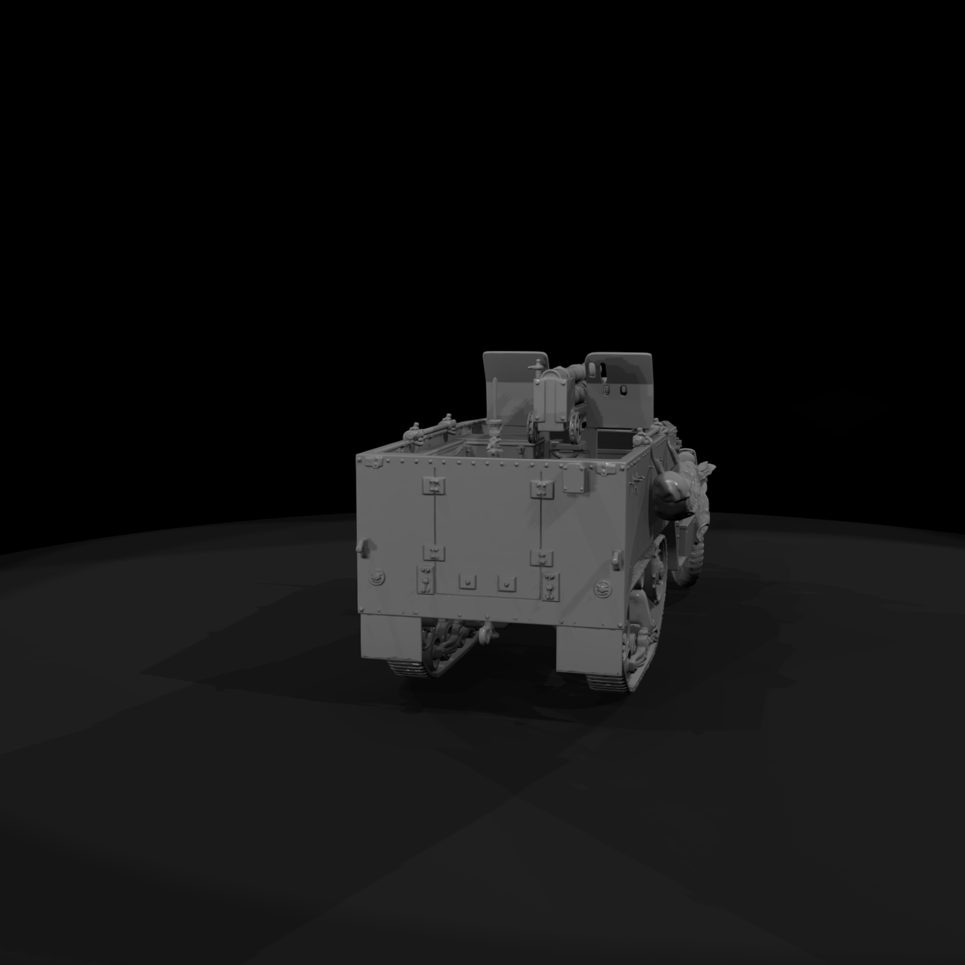 20260612 Armored Halftrack Self Propelled Gun Fbab