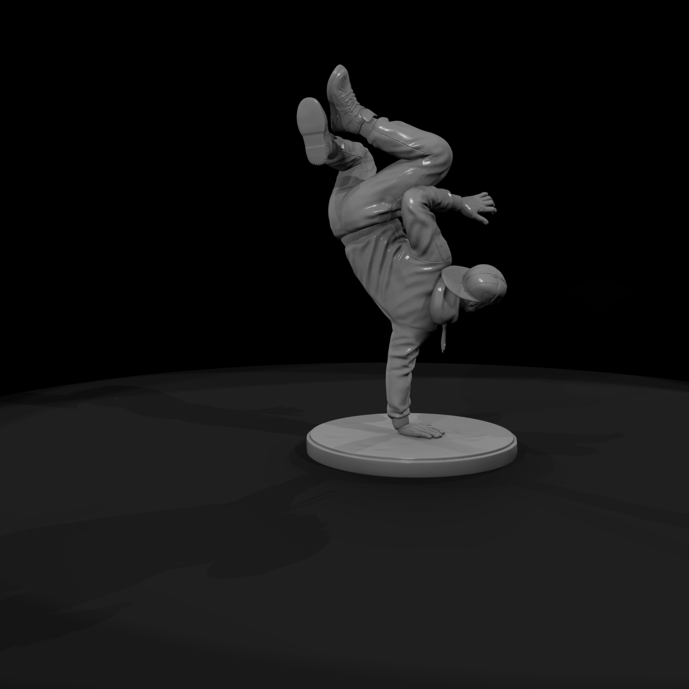 Breakdancer Freeze Pose