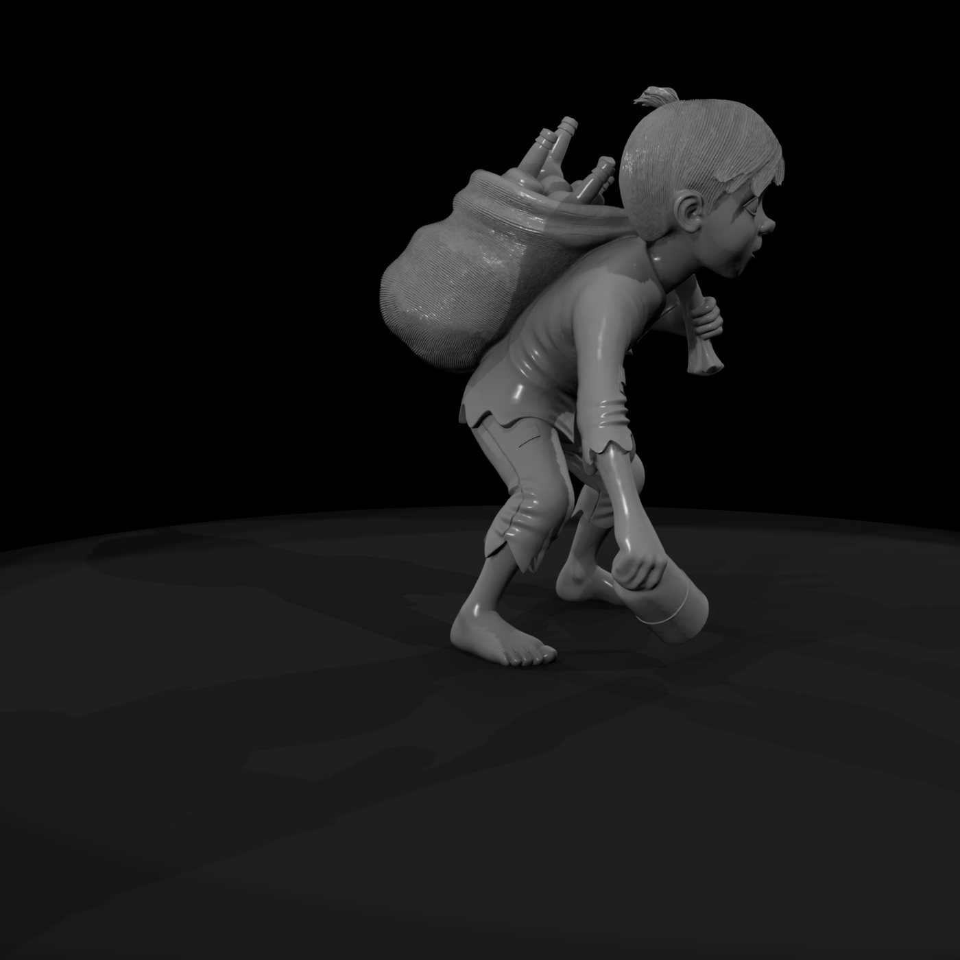 Stylized Scavenger Boy