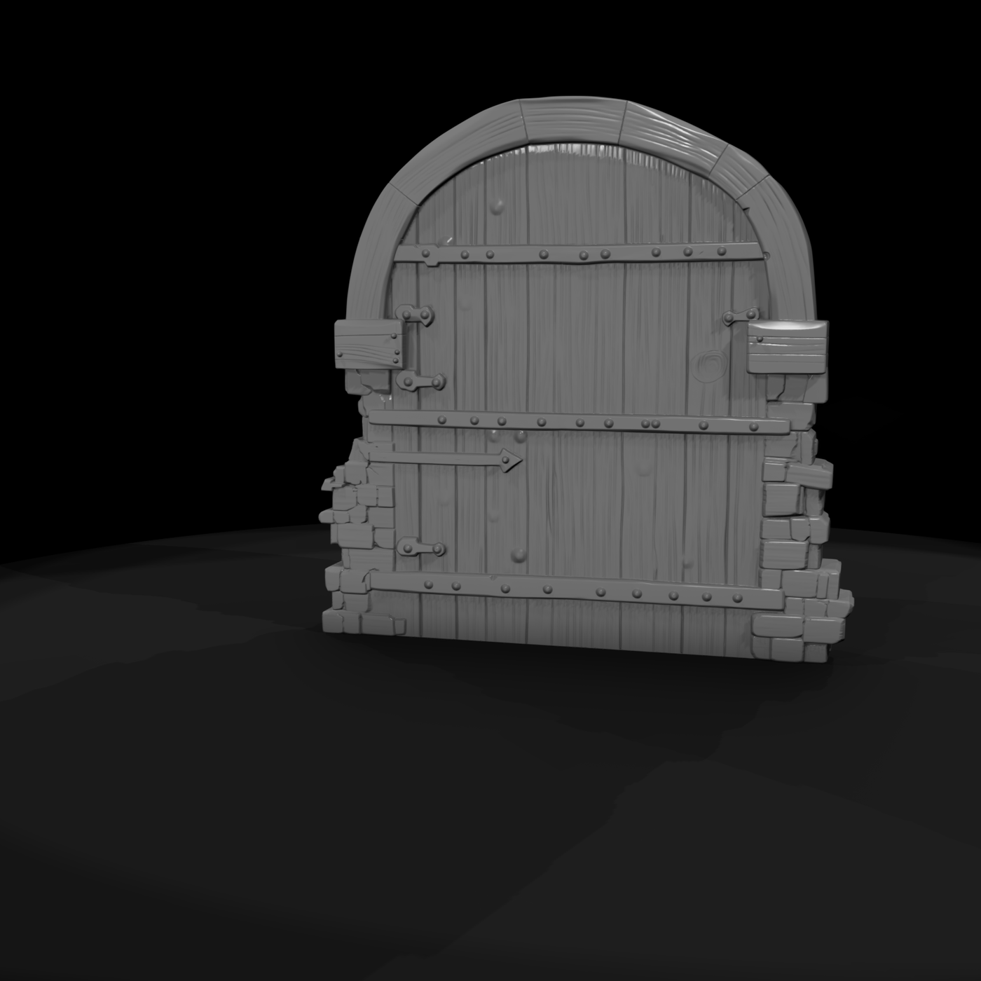 20260612 Old Arched Wooden Door 078C8280Bc