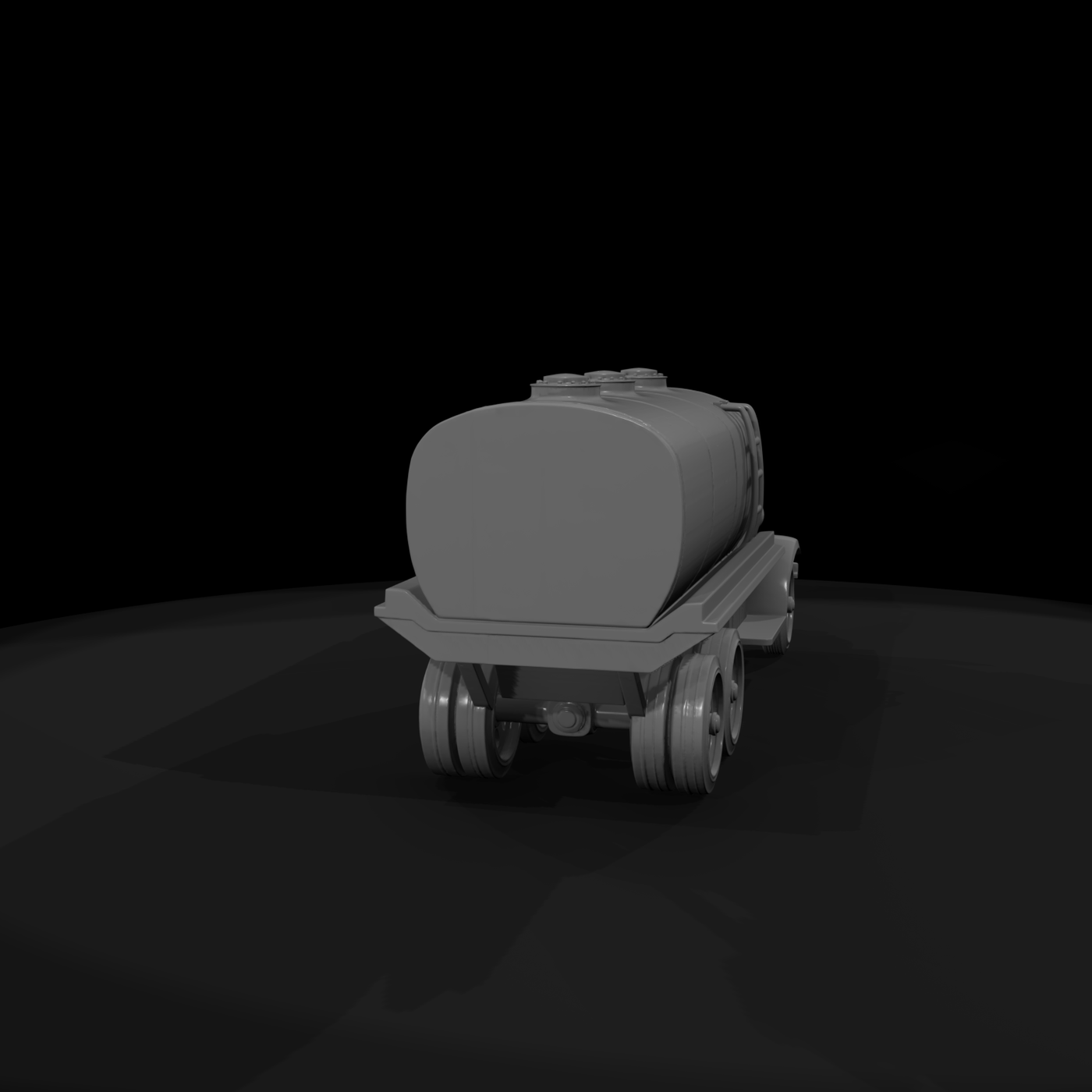 Low Poly Vintage Tanker Truck 3D Model Ndycpfwy