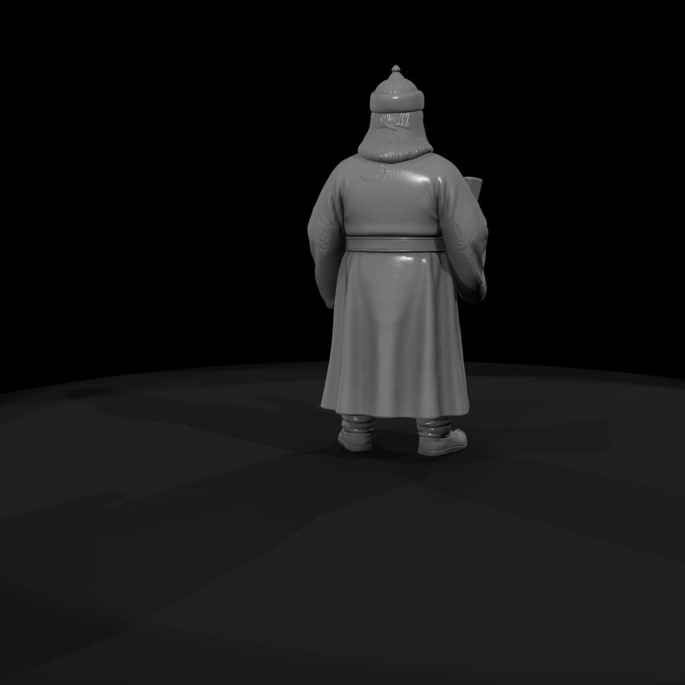 Hist 0083 Historical Kublai Khan Miniature Figure