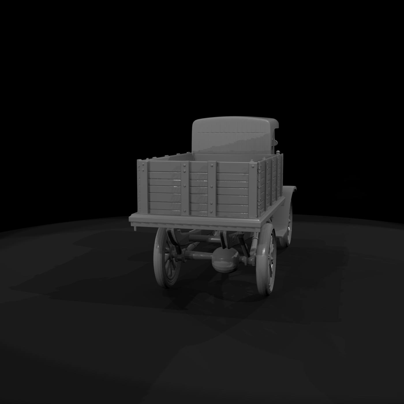 Vintage Stake-Bed Truck