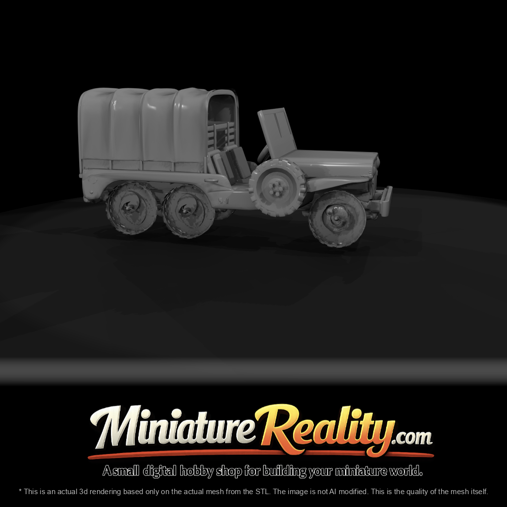 WWII Willys 6x6 Cargo Truck