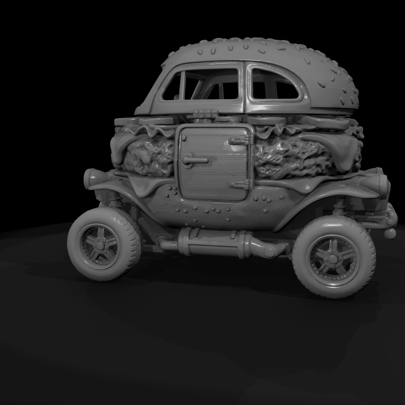 Car 028 Novelty Car Burger Buggy