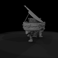 Ornate Grand Piano & Display — thumbnail 8