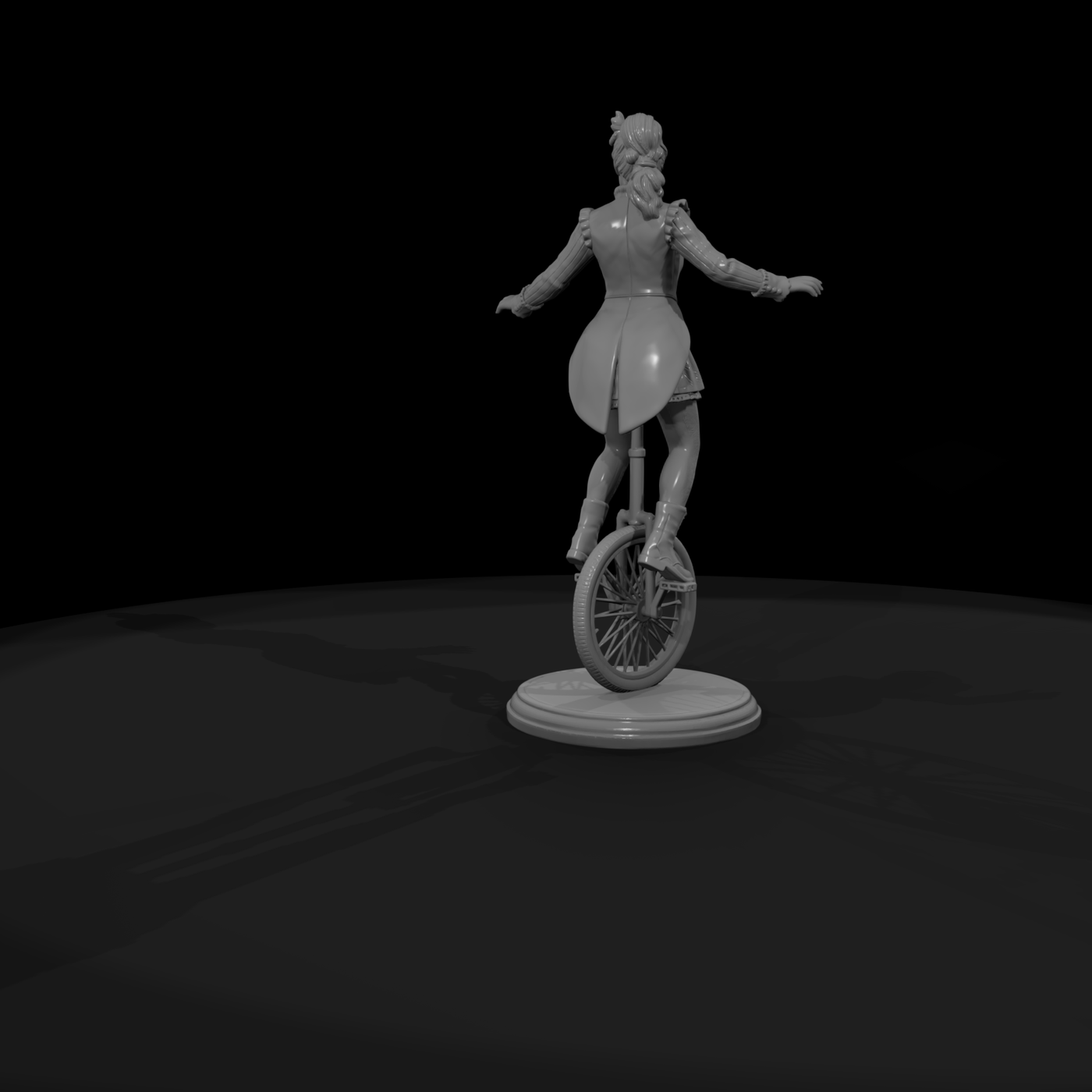Cir 011 Performer Unicyclist