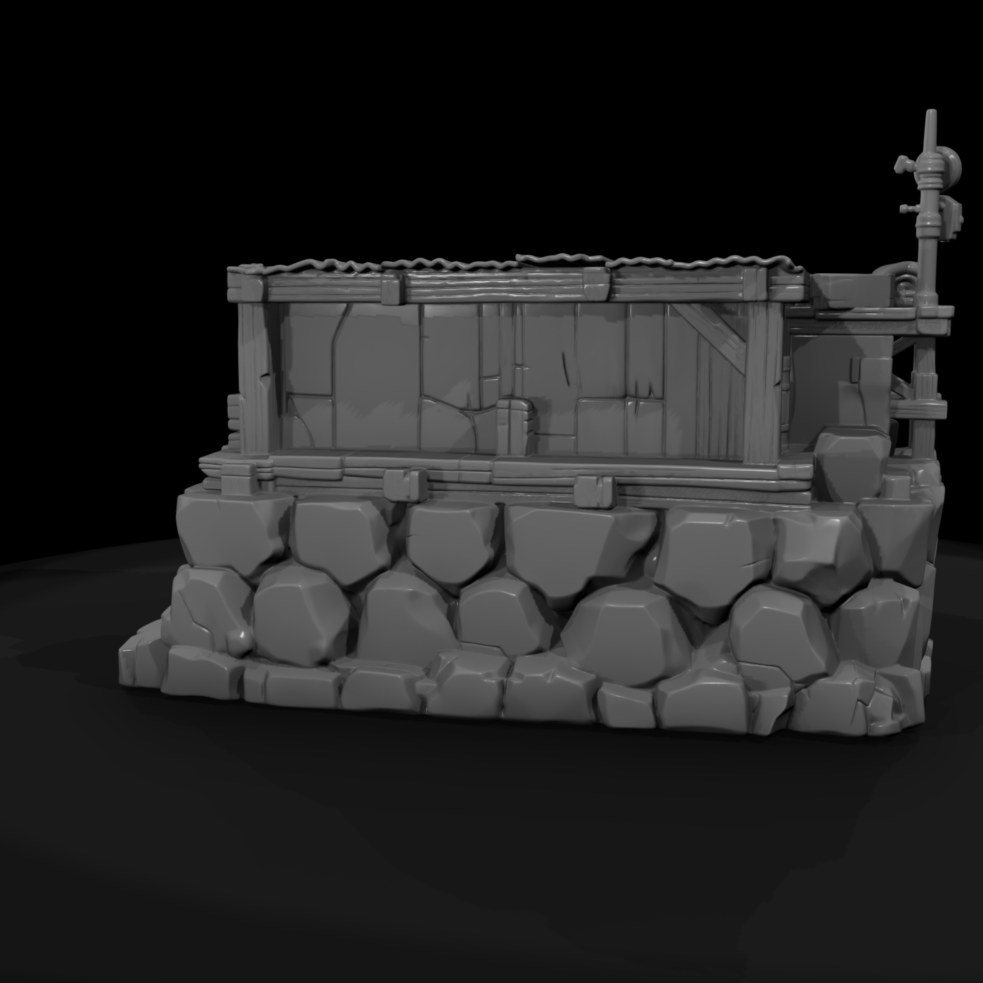 Sniper Nest Sandbag Emplacement