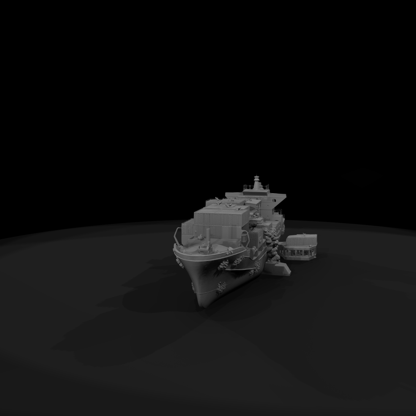 Derelict Container Ship Wreck