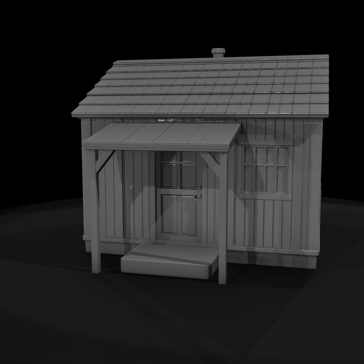 stylized_small_wooden_cabin_3d_model