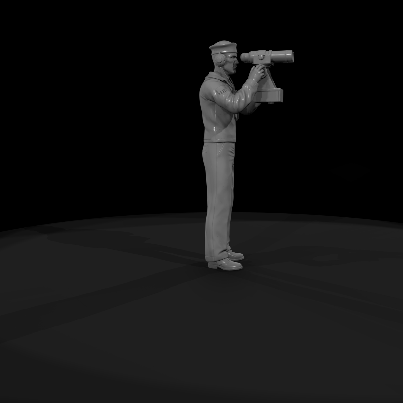 WWII Navy Sailor with Rangefinder