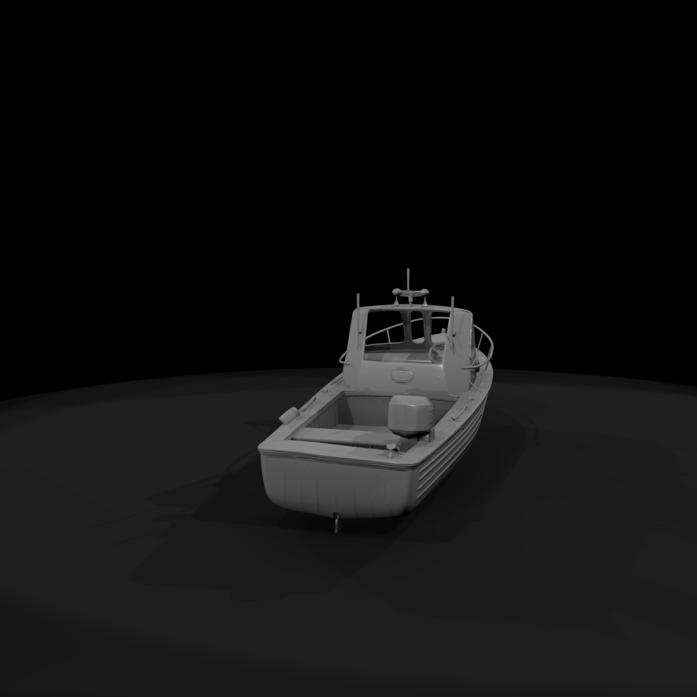 20260612 Classic White Motorboat 648626B495