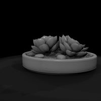 minimalist-monochrome-succulent-zen-garden-3d-printable-miniature-265295 — thumbnail 8