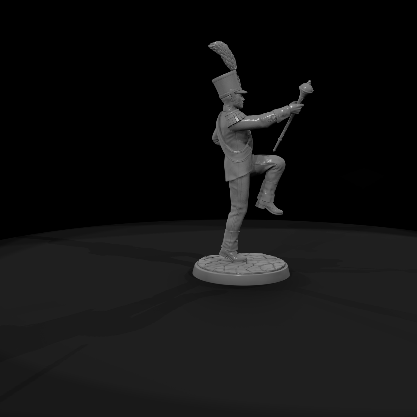 Poparc 0187 Marching Band Drum Major Alternate Pos