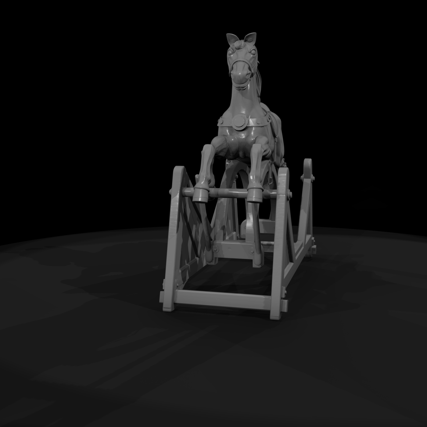 Stylized Rocking Horse & Model Railways