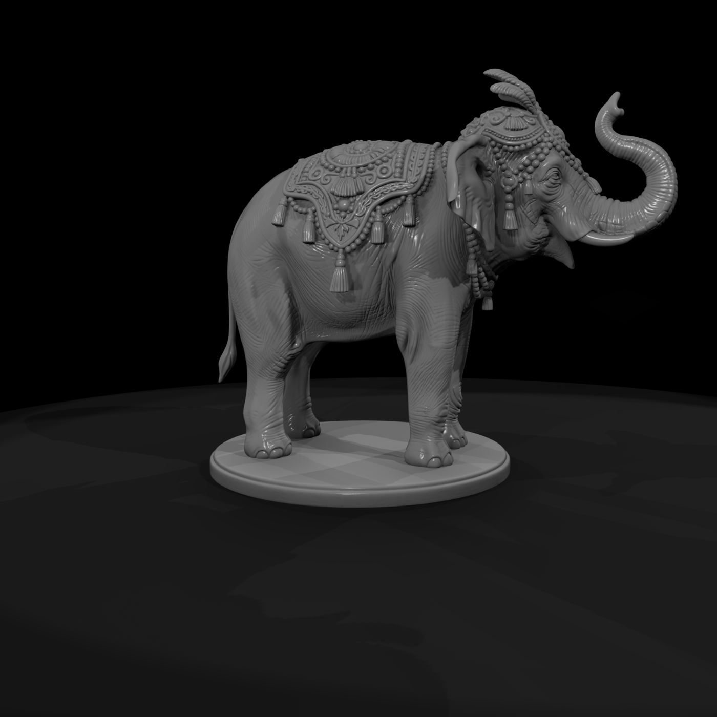 Cir 112 Animal Standing Elephant