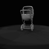vintage-baby-pram-stroller-four-wheeled-with-canopy — thumbnail 7