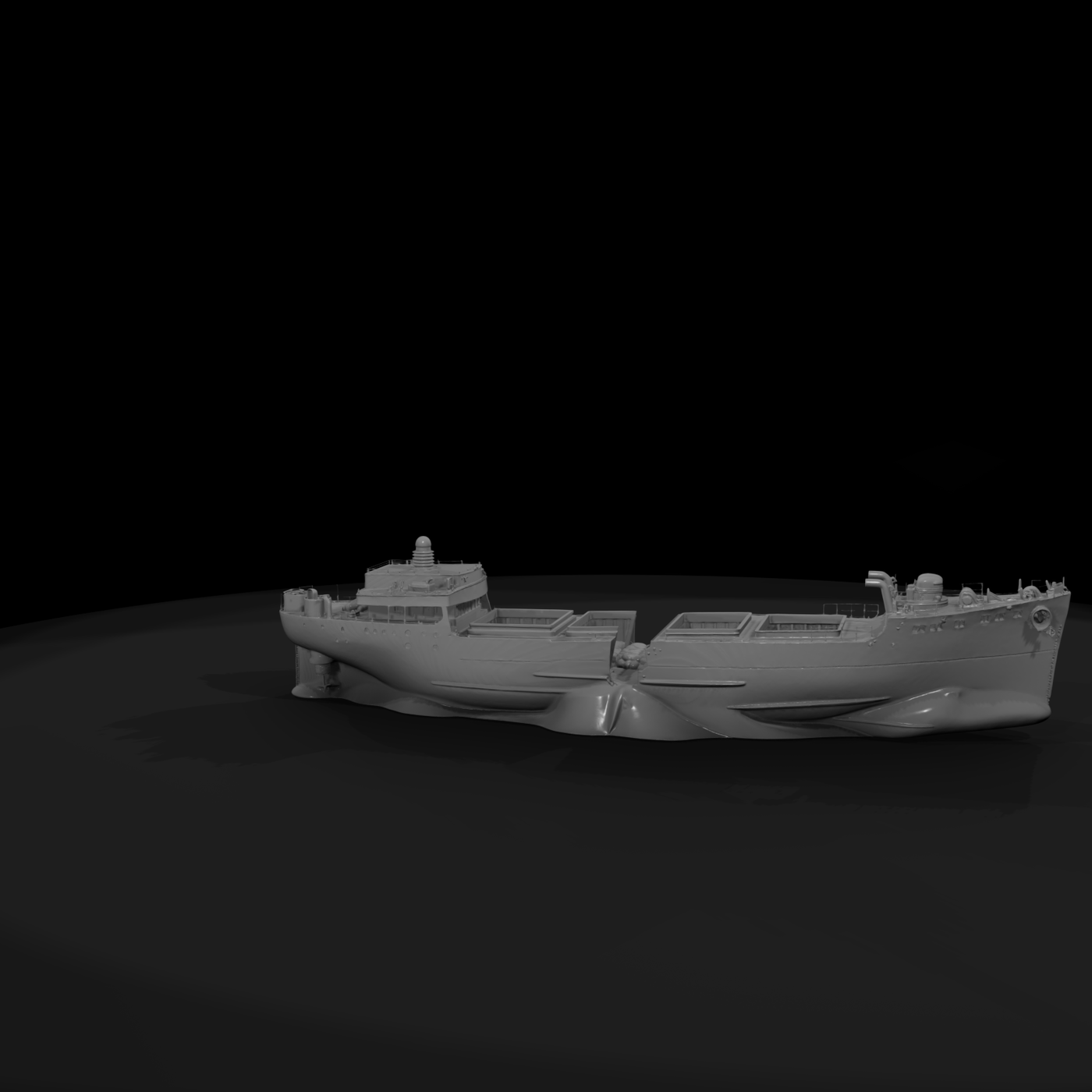 Dry Bulk Cargo Ship & Display