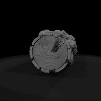 fungus-covered-split-log-3d-printable-terrain-piece-263787 — thumbnail 8