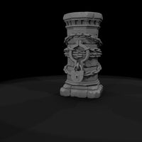 stylized-chained-ruined-stone-pillar-3d-model-gphi — thumbnail 7