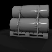 rolled-cargo-on-pallet-with-ratchet-straps-diorama-prop-734946 — thumbnail 8