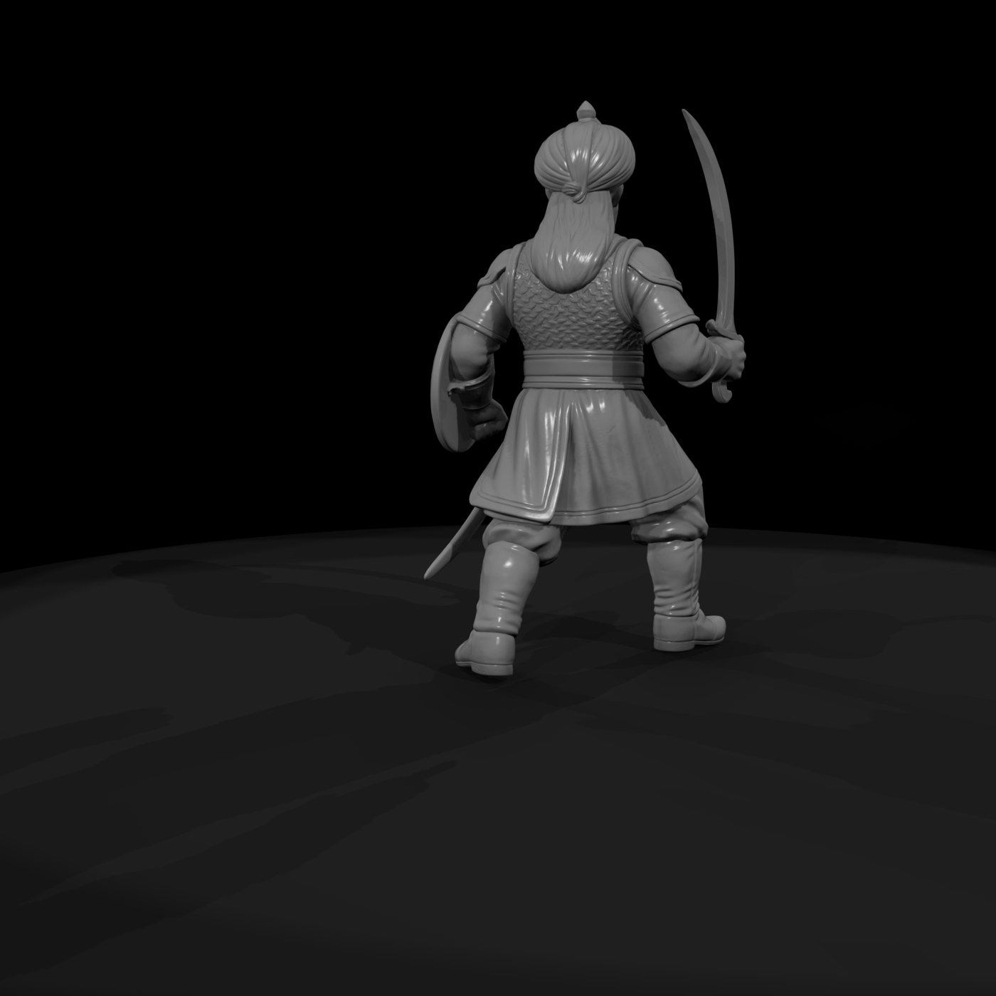 Hist 0233 Rajput Warrior Miniature Figure