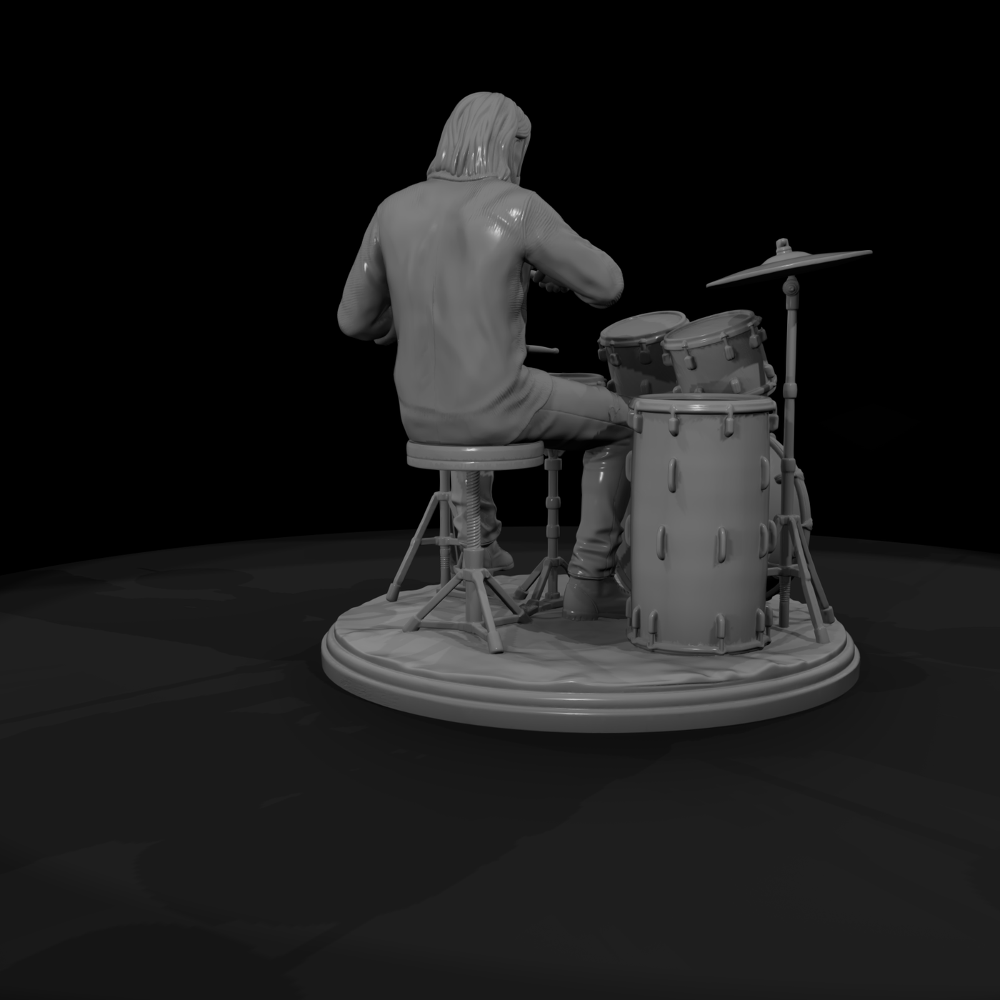 Bnd 196 Grunge Band Drums
