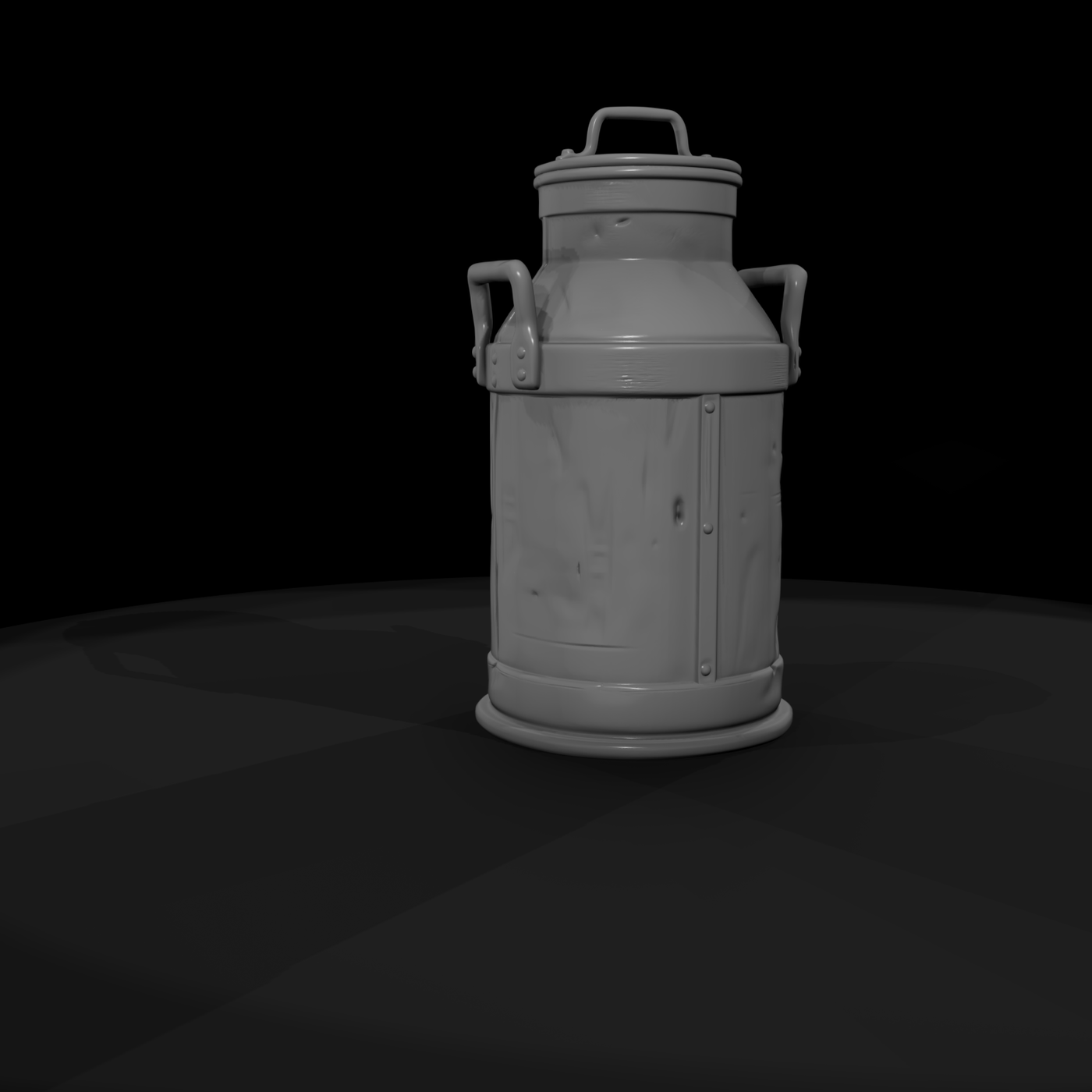 Old Dairy Milk Churn Can