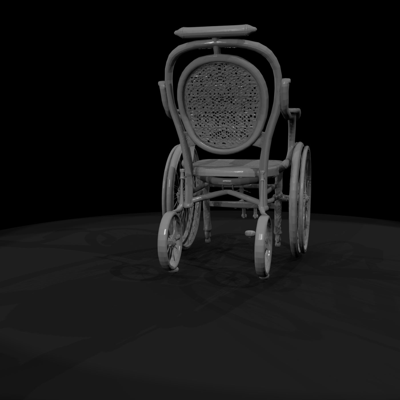 manual-wheelchair-3d-model
