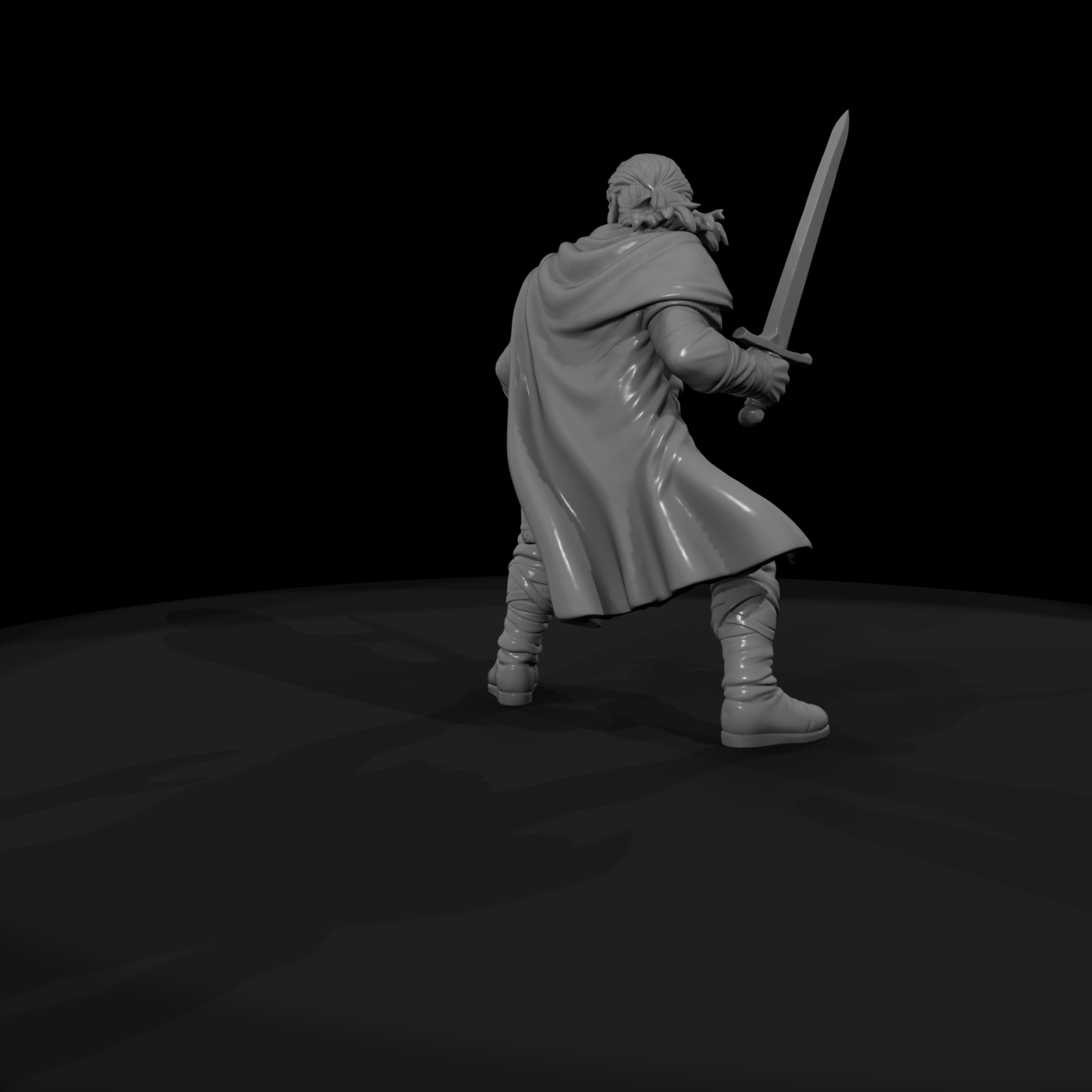 Myth 0408 Mythology Diarmuid Miniature Figure