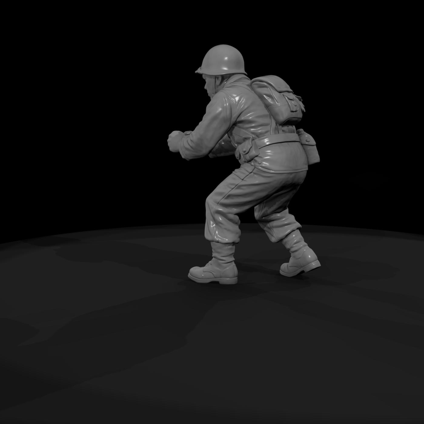 Ww2 Army 071 Wwii U S Army Mortar Crewman Figure
