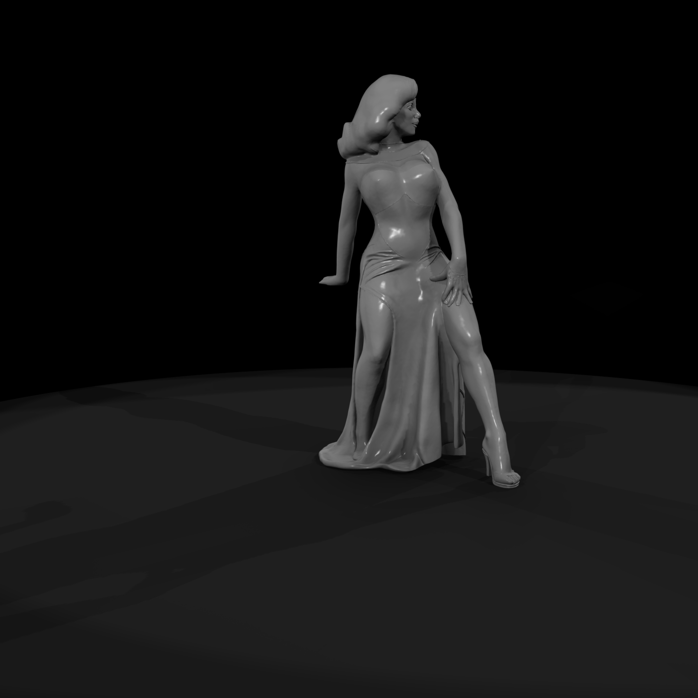 Classic Pinup Figurine — Retro Female