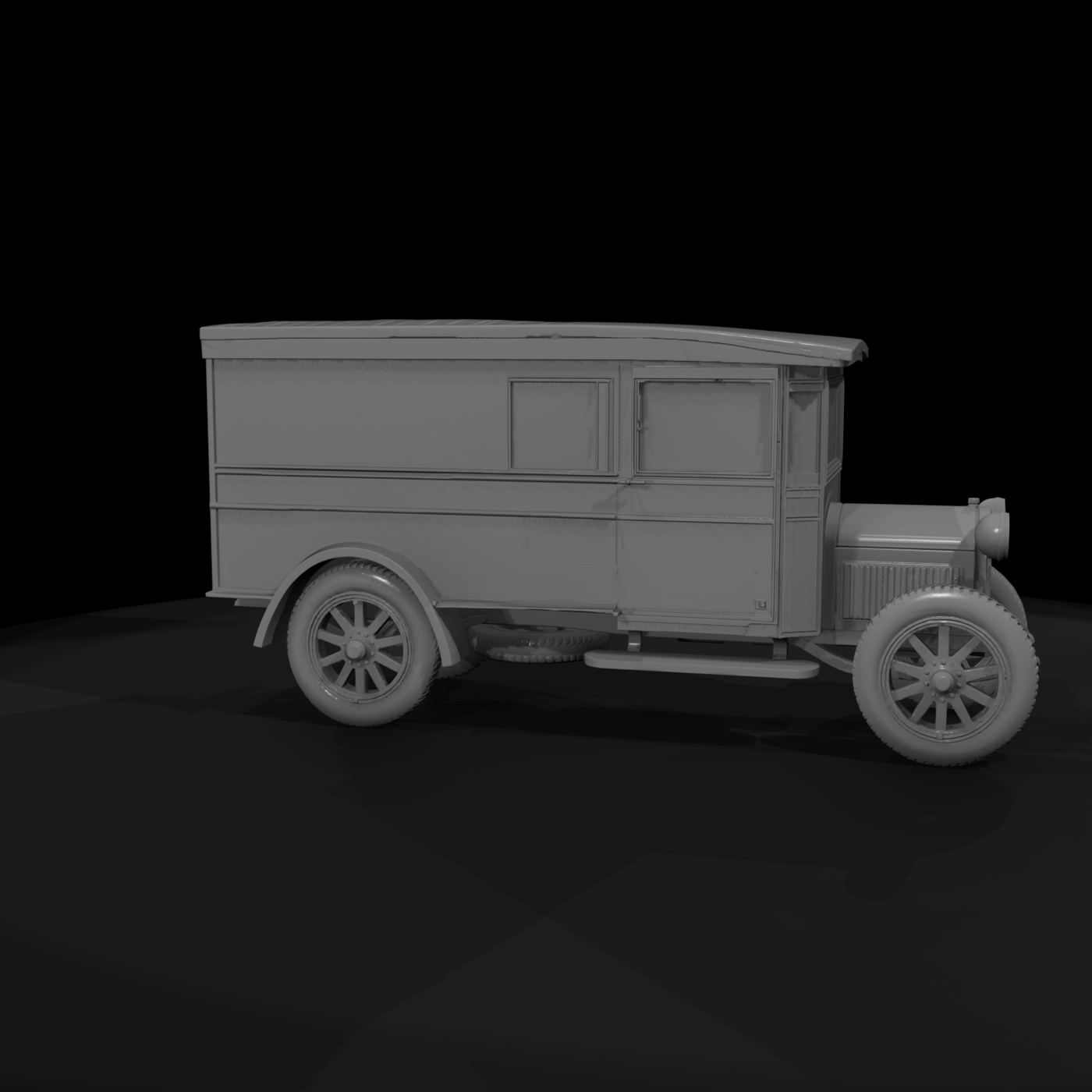 Vintage Panel Delivery Truck