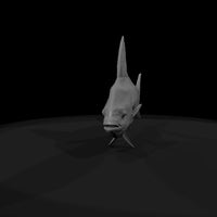 sculpted_stylized_game_fish_3d_model_z6dogqs6 — thumbnail 7
