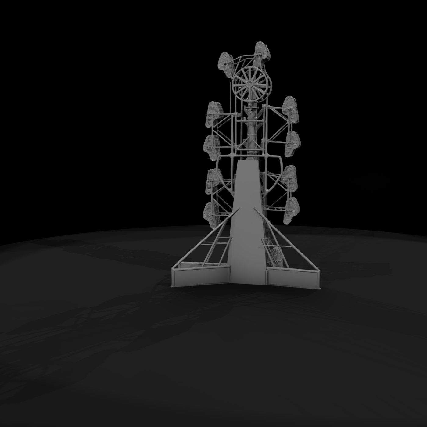Carnival Spinning Wheel Ride