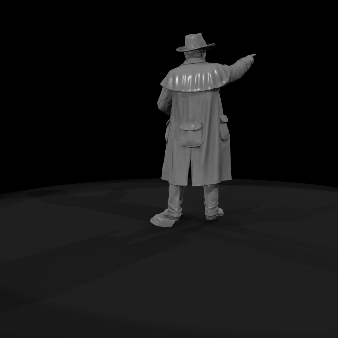 Old West Cattle Trail Boss