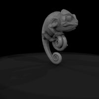 stylized_sculpted_chameleon_3d_model_qdcnjcin — thumbnail 7