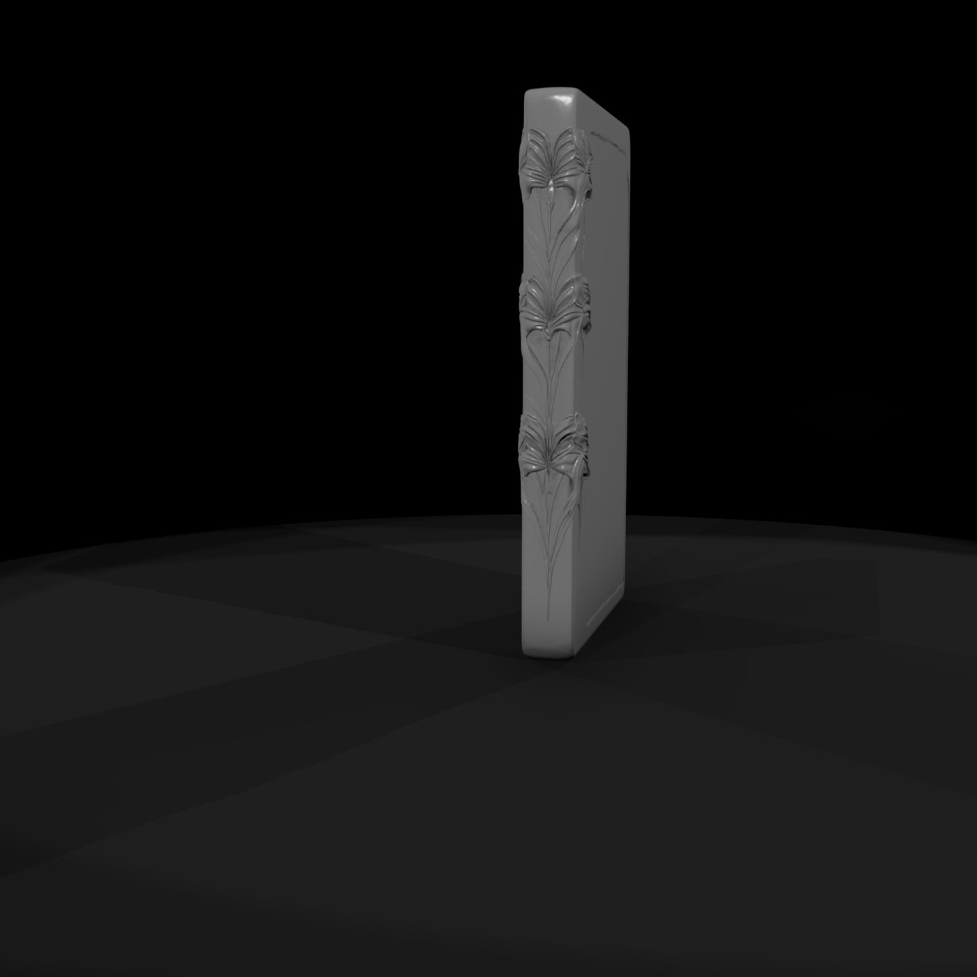 Classical Floral Gravestone
